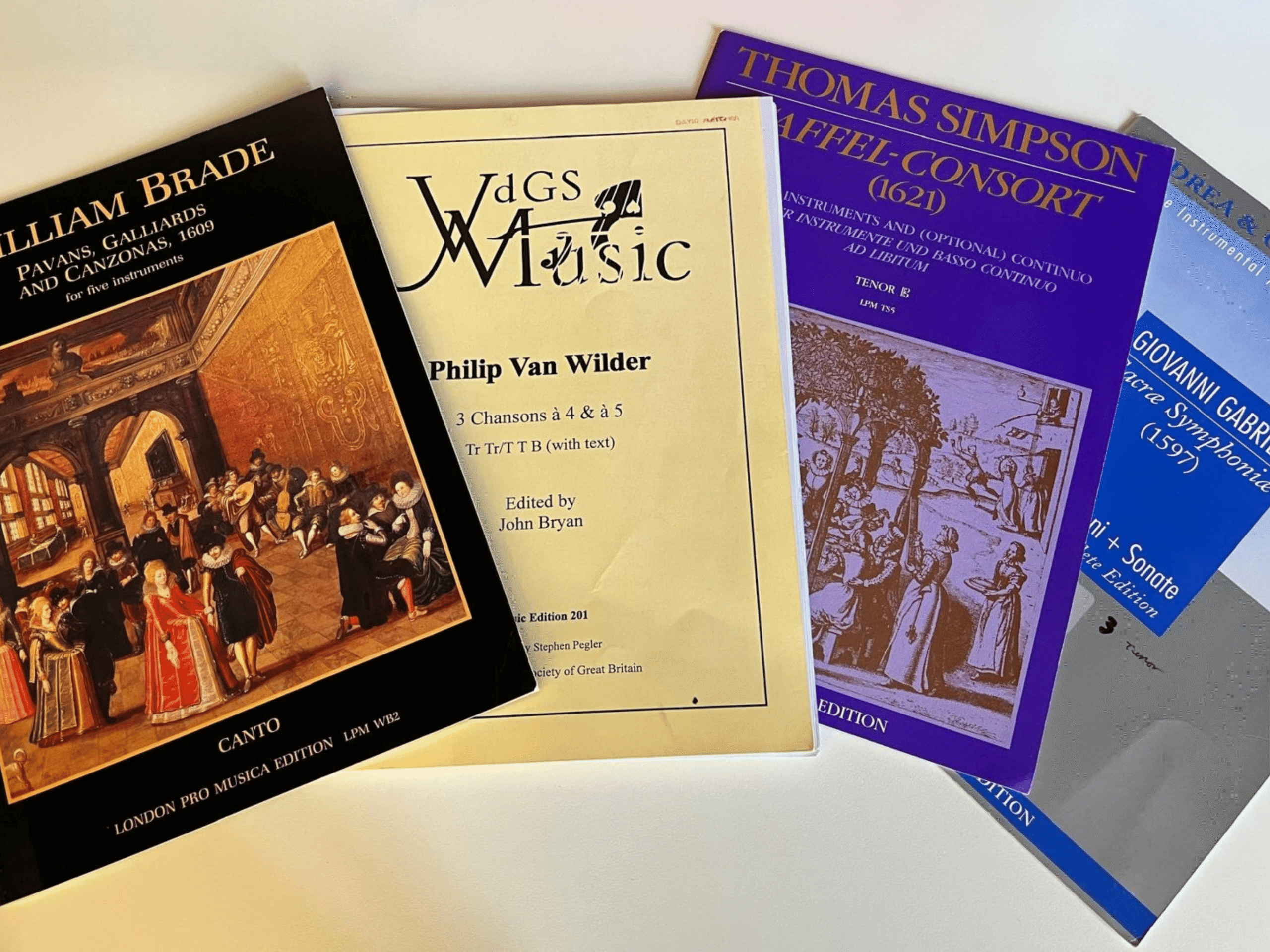 Collection of music books